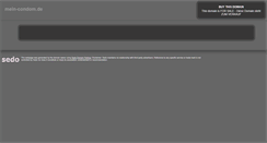 Desktop Screenshot of mein-condom.de